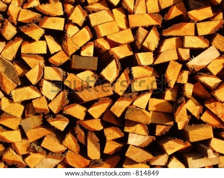 Wood for Fireplace - background or wallpaper