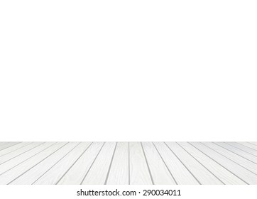 Wood Floor On A White Background