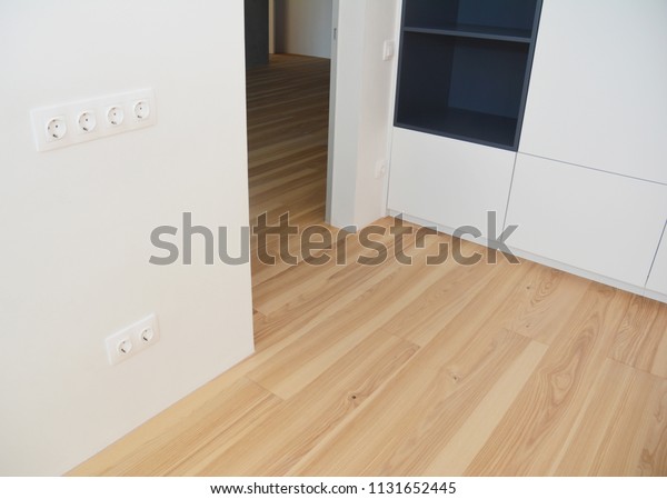 Wood Flooring Modern Wooden Wall Interior Stock Photo Edit Now