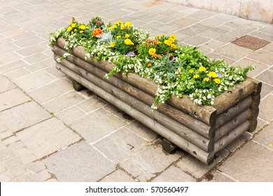 Wood Flower Box