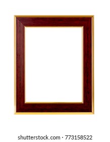 Wood frame isolated on white background - Shutterstock ID 773158522