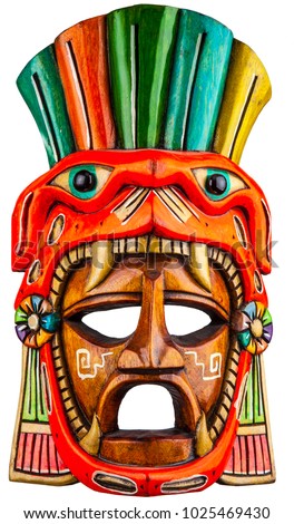 wood mask, African mask