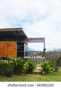 Wood Modern Small House In Landscape Out Of Urban