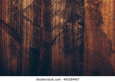 Wood natural dark brown wooden texture on timber background
