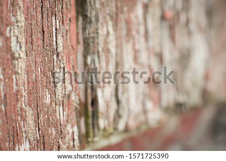 The wood of an old rusty family barn in the rural countryside area of Pennsylvania