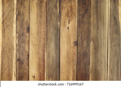 Wood Panel Background, Natural Brown Color, Stack Vertical To Show Grain Texture As Wall Decorative Forester