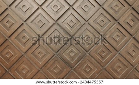 Wood pattern inside a hotel in Bali