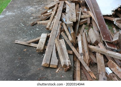 Wood plank, wood industry Coarse pine wood on the site Industrial wood building materials For building a house - Shutterstock ID 2020314044