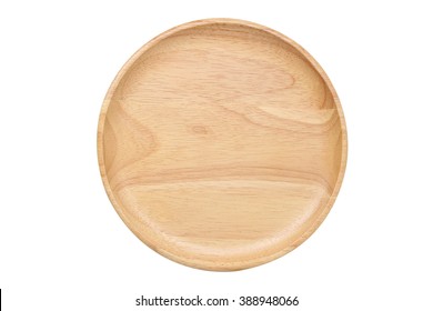 Wood Plate Top View