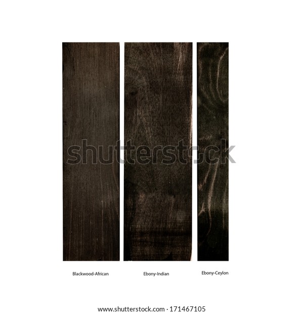 Wood Samples Blackwoodafrican Ebonyindian Ebonyceylon On