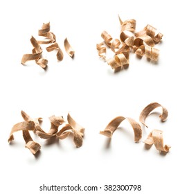 Wood Shavings Collage