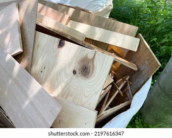 Wood Shavings And Scrap Wood