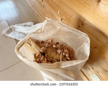 Wood Shavings And Scrap Wood