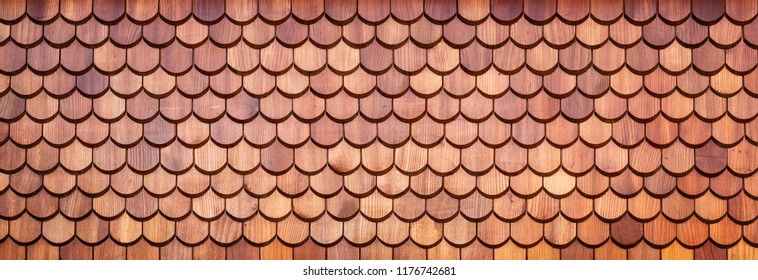 Wood shingle background