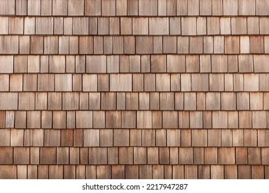 Wood Shingle Roof Background Texture