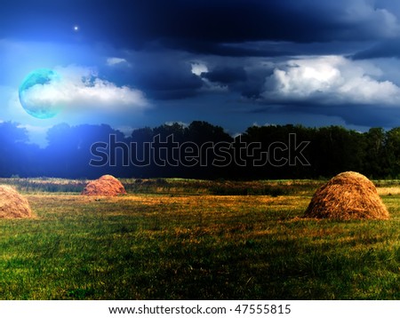 Similar – Image, Stock Photo Marshmallow Field VI