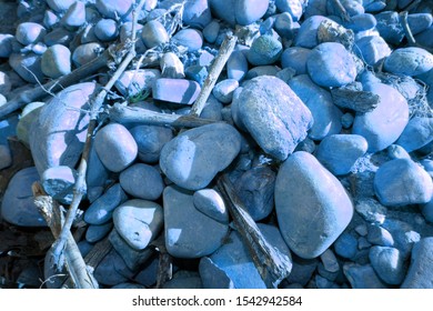 Wood And Stones With Infra Red Filter