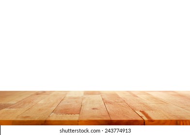 Similar Images, Stock Photos & Vectors of Wood Shelf Table isolated on