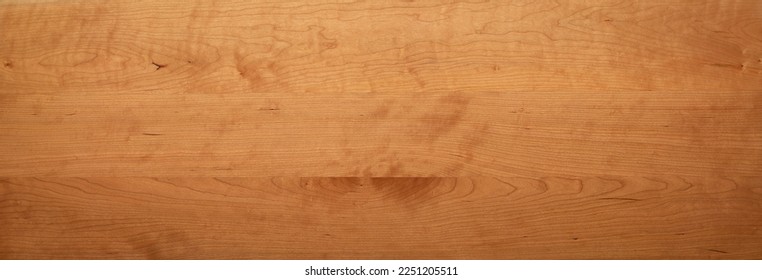 Wood texture background. Cherry wood plank top. Wood planks desktop background. Wooden planks texture background.