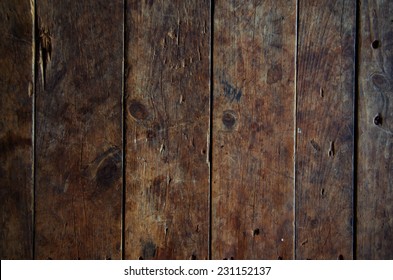 Wood texture background old panels with vintage filter