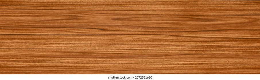 wood texture background surface with old natural pattern. Super long walnut planks background on parquet background.