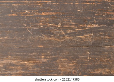 Wood Texture In Natural Warm Color. Brown Wood Background