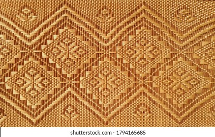 Wood Textures Weave Together In Various Patterns For The Background,basket  Texture.