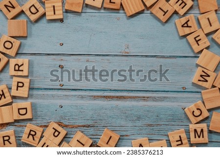 wood tile background with negative space