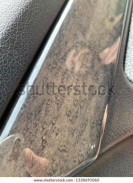 Wood\
trim and a finest leather covering a german\
door