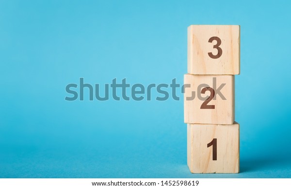 wooden letter and number blocks