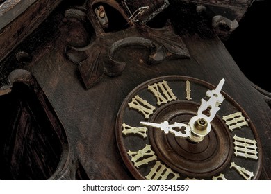 A Wooden Antique Cuckoo Clock