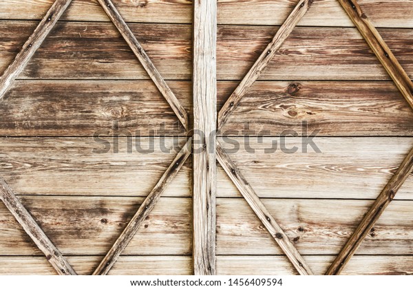 Wooden Barn Door Texture Rustic Desks Stock Photo Edit Now