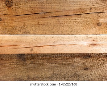 Wooden Beam Close Up. Wood Structure As Background.