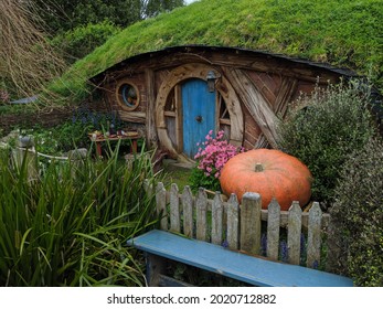 The Wooden Bilbo Baggins House In Matamata, New Zealand