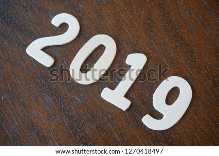 Similar – Year 2019 with tools, creative year 2019