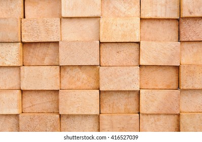 Wooden Block Building Backgrpund