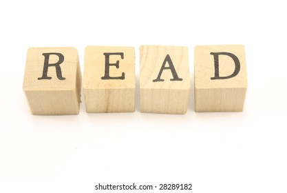 Wooden Blocks Spell Word Read Stock Photo 28289182 | Shutterstock