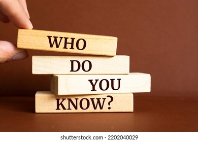 196 Who Do You Know Images, Stock Photos & Vectors | Shutterstock