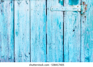 Wooden Blue Color Door Hinge Closeup Stock Photo 538417405 | Shutterstock