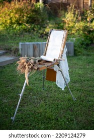 Wooden Board Easel Sign With Stand