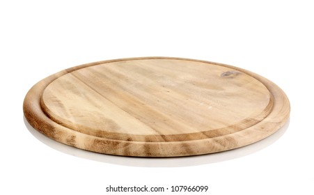 Wooden Board Isolated On White