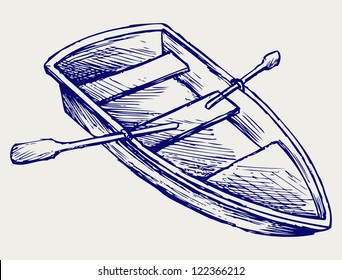 Row Boat Sketch Images, Stock Photos & Vectors | Shutterstock