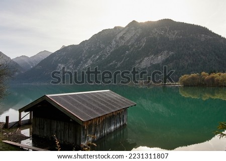 Similar – Image, Stock Photo Cottage at the lake