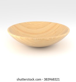 wooden bowl - Shutterstock ID 383968321
