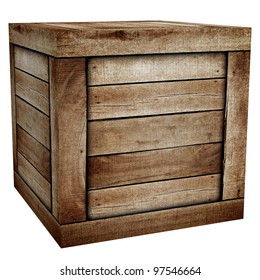 wooden box - Shutterstock ID 97546664