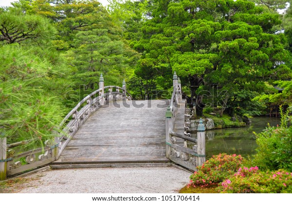 Wooden Bridge Gardens Old Imperial Palace Buildings Landmarks