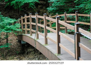 wooden bridge in the park - Powered by Shutterstock