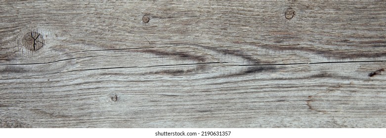 Wooden Brown, Gray Board Texture With Knot