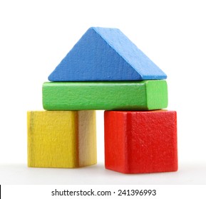 Wooden Building Blocks Stock Photo (Edit Now) 101262697