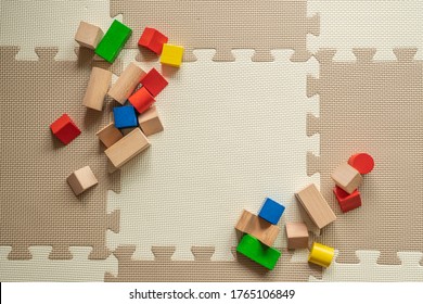 interlocking wooden building blocks